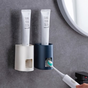 CE493 클린바스 심플 욕실 벽걸이식 펀치 치약 압출기