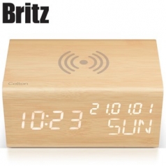 브리츠 BZ-E3BT 블루투스스피커 무선충전 알람 시계