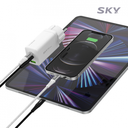스카이필 접지형 초고속 케이블 GaN 65W PPS PD #5