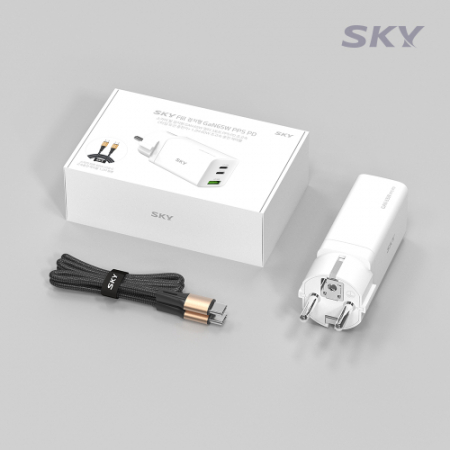 스카이필 접지형 초고속 케이블 GaN 65W PPS PD #7
