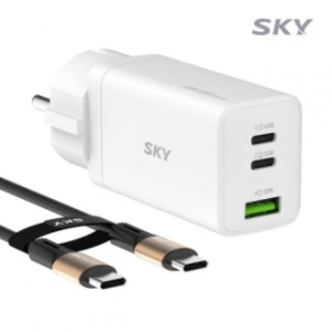 스카이필 접지형 초고속 케이블 GaN 65W PPS PD