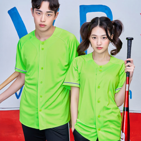 야구티 행사용 단체티 형광그린 // 전사 인쇄 #2