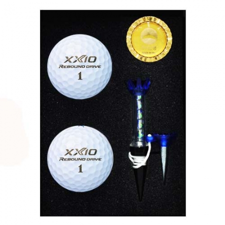 스릭슨 3피스 라바운드 2구 순금 볼마커 자석티세트 #2