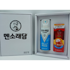 멘소래담 쿨 스프레이 & 마사지 롤온 2종 세트