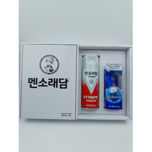 멘소래담 핫 스프레이 & 쿨 롤온 로션 2종 세트
