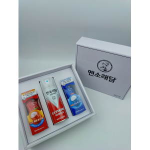 멘소래담 핫 스프레이 & 쿨 롤온 & 마사지 롤온 3종 세트