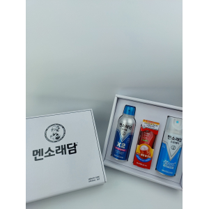 멘소래담 쿨 스프레이 & 딥앤쿨 & 마사지 롤온 3종 세트