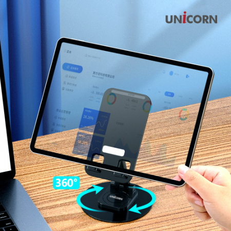 유니콘 휴대용 스마트폰 태블릿 360도 회전거치대 알루미늄소재 LP-450SR #6