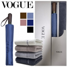 보그 우산 2단 네추럴 우산 +백화점 타올 (140g) 세트