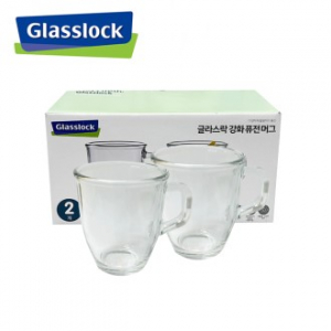 [글라스락] 올리브 퓨전 머그 2P