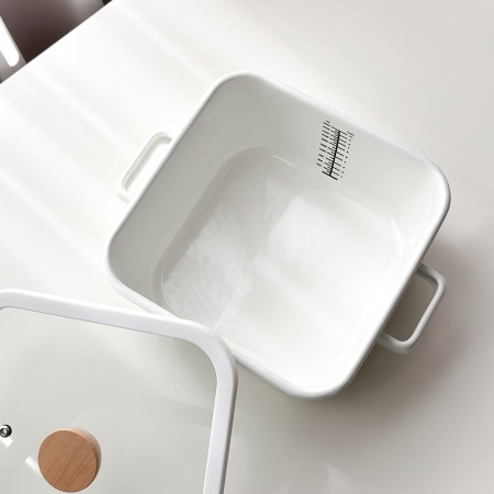 법랑 양수냄비 3.7L 인덕션 가스렌지 하이라이트 오븐 사용가능 #3