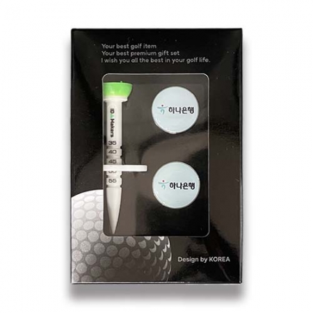 높이조절 골프티(1개) +볼마커(2개) set #2