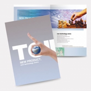 2단 접지 리플렛 (고급형 / 25절) [주문제작]