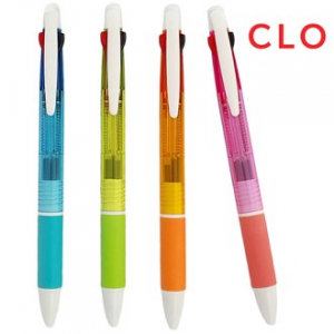 클로 그립 3색 볼펜 1.0mm 초저점도, 독일잉크