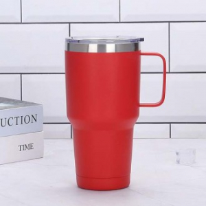 콜드원 심플 밀폐뚜껑 850ml 손잡이 텀블러 빅스텐 차량 보냉컵