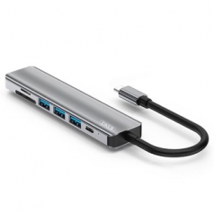 EIKER 7in1 c타입 멀티허브 USB3.0 HDMI PD충전