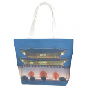 박스형 에코백(L)ㅡ풀컬러 인쇄 주문 제작 42*32cm