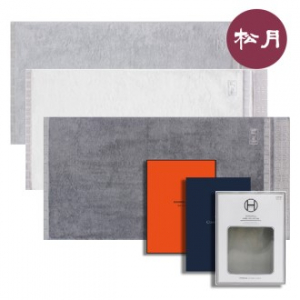 송월 대형 S.W 격자 비치타올 68x135cm + 1매용 송월 케이스