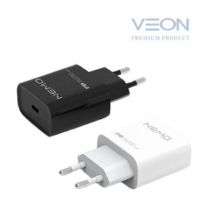 베온 네모 PD 15W 고속 가정용 충전기 (C포트 1구) (케이블미포함)