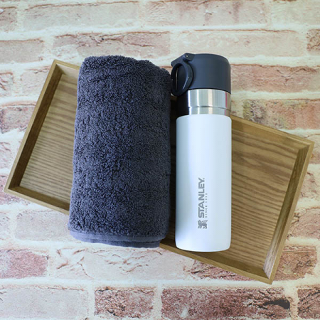 레스쁘리 고급 텀블러 세트 HHH (프리미엄 타올 + 스탠리 고진공 슬림 보틀 473ml) #3
