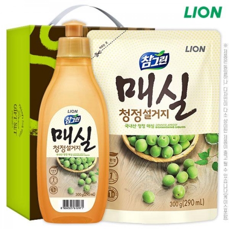 [명절 선물세트 추석 설날] (친환경 ) 참그린 매실 300 용기 매실 300 리필 (2종) #2