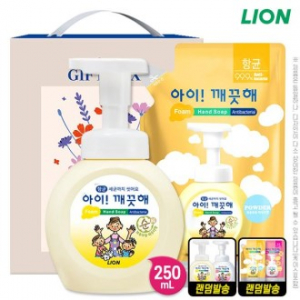 [명절 선물세트 추석 설날] (항균) 아이깨끗해 거품형 핸드워시 250펌프 200 리필 (2종)