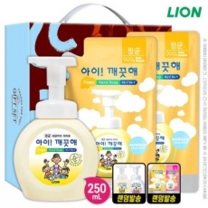 [명절 선물세트 추석 설날] (항균) 아이깨끗해 거품형 핸드워시 250펌프 200 리필 2P (3종)