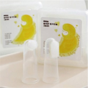 [베베솜] 실리콘 손가락칫솔 2p