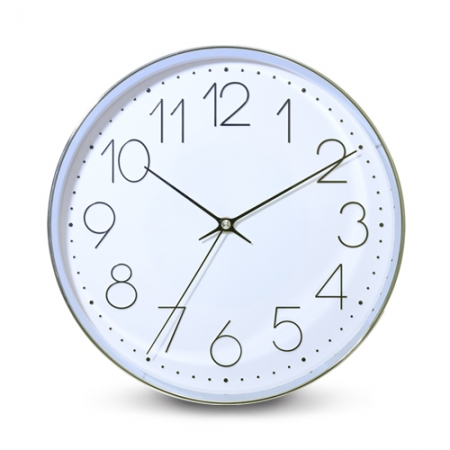 무소음 크롬 벽시계 LW770 #2