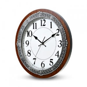 우드장식 무소음 벽시계 LW787, 400