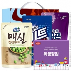 친환경 참그린 매실 300리필 비트액체 피죤 정사각 위생장갑 4종 // 명절 선물세트 추석 설날