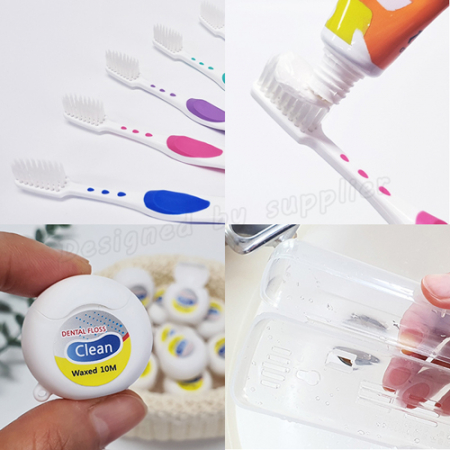 클리오R 여행용양치세트 페리오치약 클리오R미세모칫솔 치실 #5