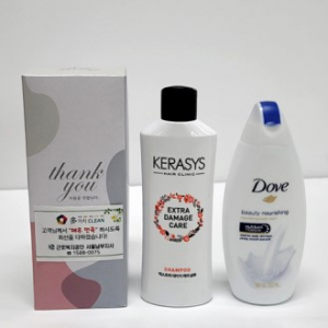 선물세트 3종 - 도브 바디워시 샴푸