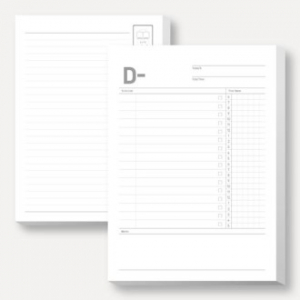 떡메모지 25절 A5 100매 // 주문제작