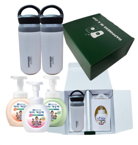 아이깨끗해 핸드워시 해피니스 톨 사이즈 보틀텀블러 선물세트 #2