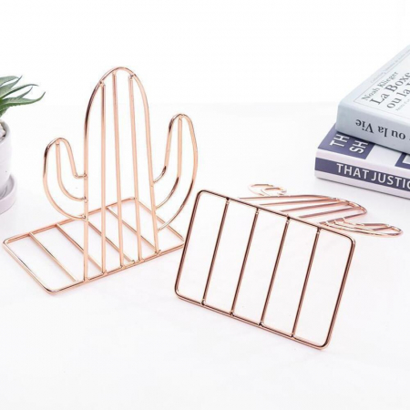 책정리 지지대 칸막이 고정 책꽂이 선인장 북엔드 2p 1 세트 #7