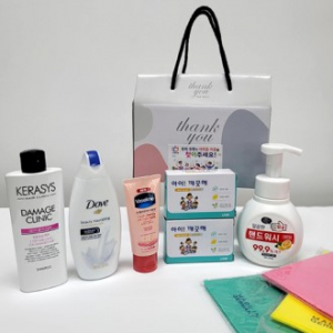 선물세트 8종-바디워시 샴푸 핸드워시 비누 독일행주 핸드크림