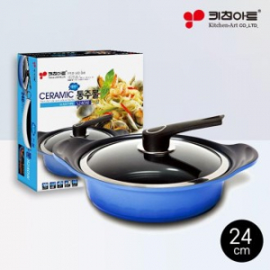 [판촉물 답례품 선물세트] 키친아트 넘침방지 세라믹 냄비 24전골