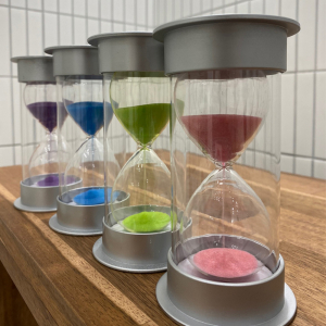 다용도 탁상 모래시계 5분?