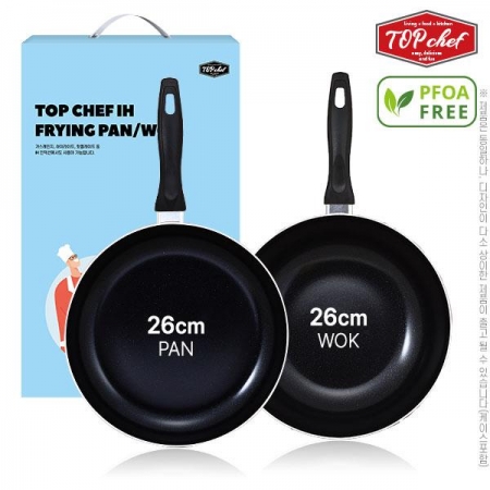 [선물세트] 탑셰프 IH 후라이팬 26cm 궁중팬 26cm (2종) #2