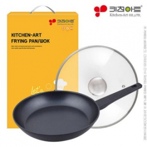 [선물세트] 키친아트 에코A 후라이팬 28cm + 유리뚜껑 (2종)