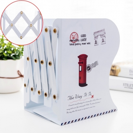 길이조절 철제 자바라 책꽂이 그림캐릭터형 대형 #3