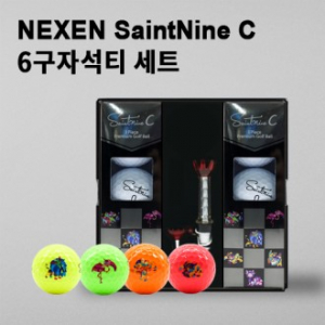 세인트나인 C 6구 자석티 세트 (3pc) 세인트나인 골프공 6구