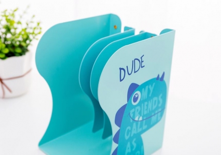 길이조절 철제 자바라 책꽂이 공룡형 대형 #7