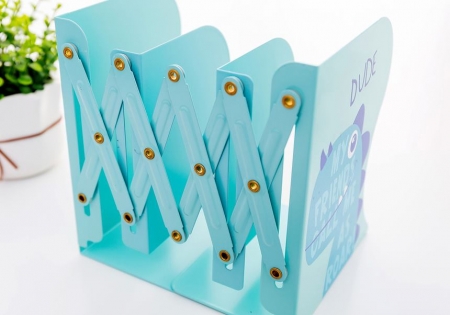 길이조절 철제 자바라 책꽂이 공룡형 대형 #8