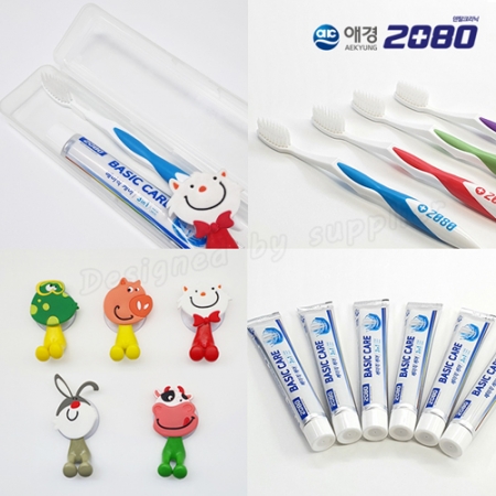 락앤락 선물세트 처비 370ml 텀블러 (7호) 보틀 2080 칫솔걸이 칫솔 치약 세트 #5