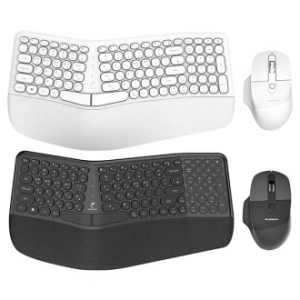 인체공학 무선 키보드 마우스 세트 PEK-N7000