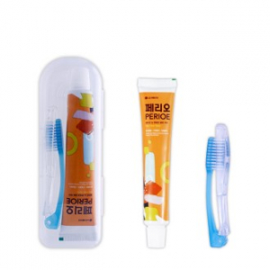 접이식 칫솔치약세트 1호 (페리오치약,접이식칫솔)