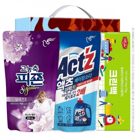 [판촉물 답례품 선물세트]  피죤 액츠 크린백(3종) #3