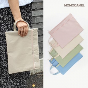 모모카멜 보조가방 서류파우치 파일주머니 학원 A4